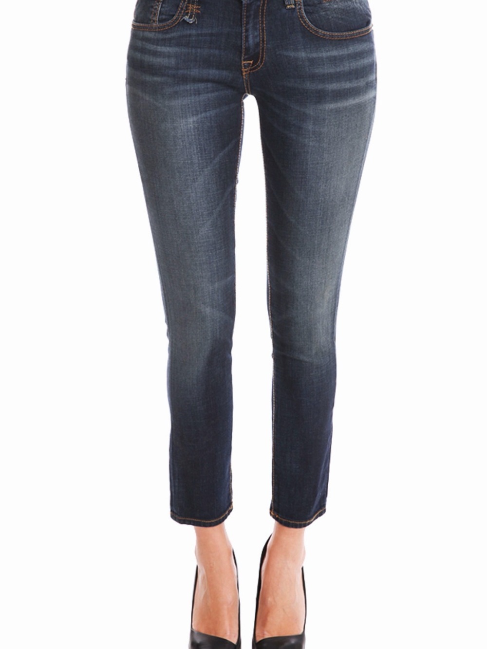 R13 Jeans Women's 25 Blue KATE SKINNY Made Italy Denim Stretch Jeans